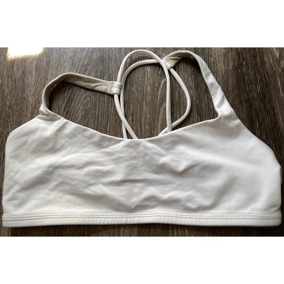 Lululemon Align Tank Top Cropped White Size 10 Yoga Gym Workout Activewer - Picture 1 of 12